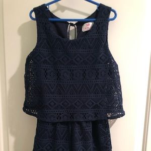 Girls one piece shorts jumpsuit